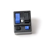 CEV Black & Blue Horn and Light Switch