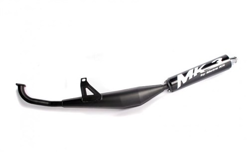 thumbnail image 2 of Citomerx Standard Short Exhaust For Suzuki AP 50 With Morini Engine (1995-1999) - Chrome Muffler 2 of 5