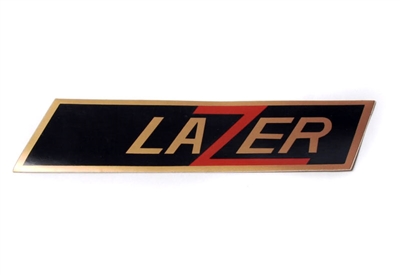 Lazer Gold and Black Decal -Right Side