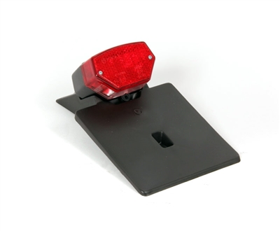 Universal Superman Tail Light with plate holder/fender
