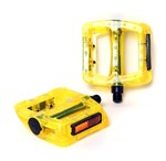 77 House Brand Plastic Pedal -Clear Yellow