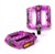 77 House Brand Plastic Pedal -Clear Purple