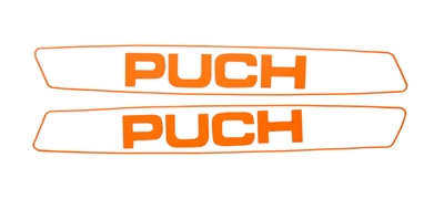 Puch Maxi Simple Orange Sticker Set